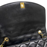 シャネル CHANEL ダイアナ25 A01165 2番台 ブラック ゴールド金具 ラムスキン レディース ショルダーバッグ