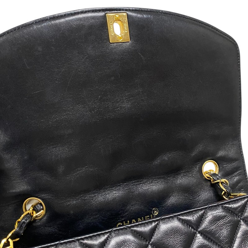 シャネル CHANEL ダイアナ25 A01165 2番台 ブラック ゴールド金具 ラムスキン レディース ショルダーバッグ