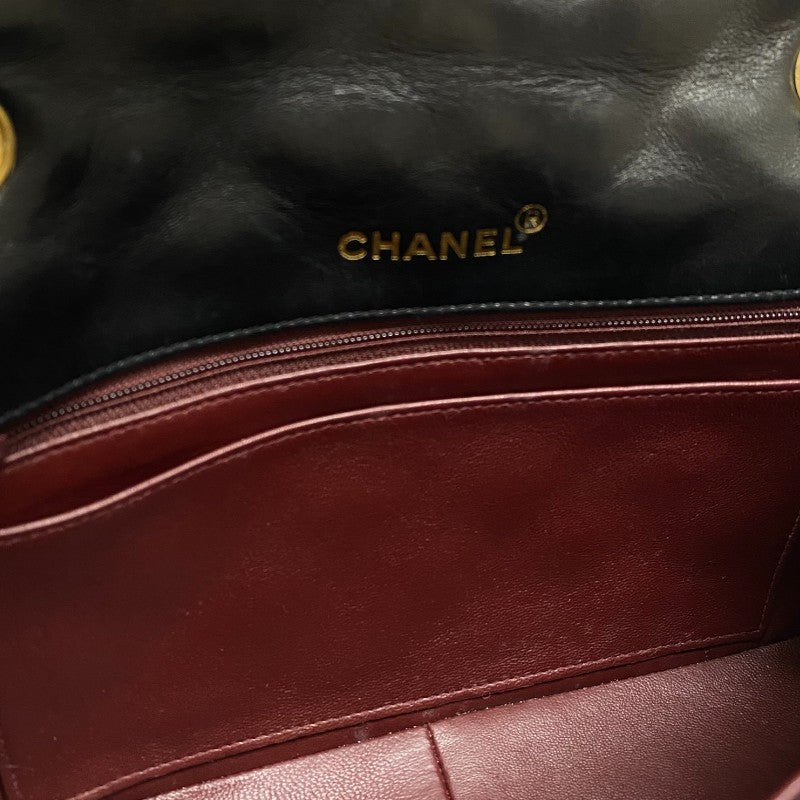 シャネル CHANEL ダイアナ25 A01165 2番台 ブラック ゴールド金具 ラムスキン レディース ショルダーバッグ