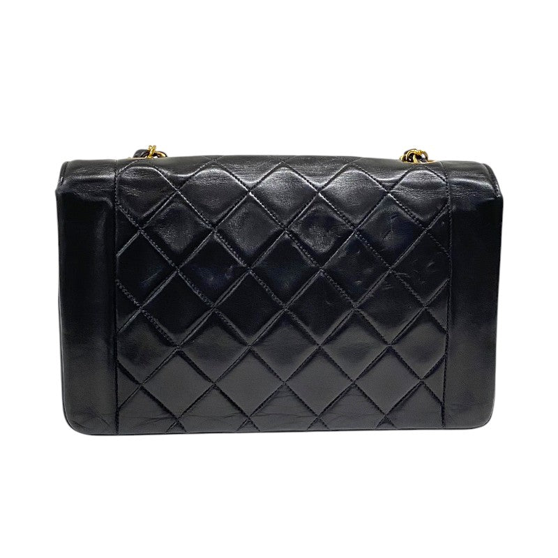 シャネル CHANEL ダイアナ25 A01165 2番台 ブラック ゴールド金具 ラムスキン レディース ショルダーバッグ