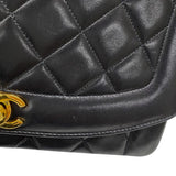 シャネル CHANEL ダイアナ25 A01165 2番台 ブラック ゴールド金具 ラムスキン レディース ショルダーバッグ