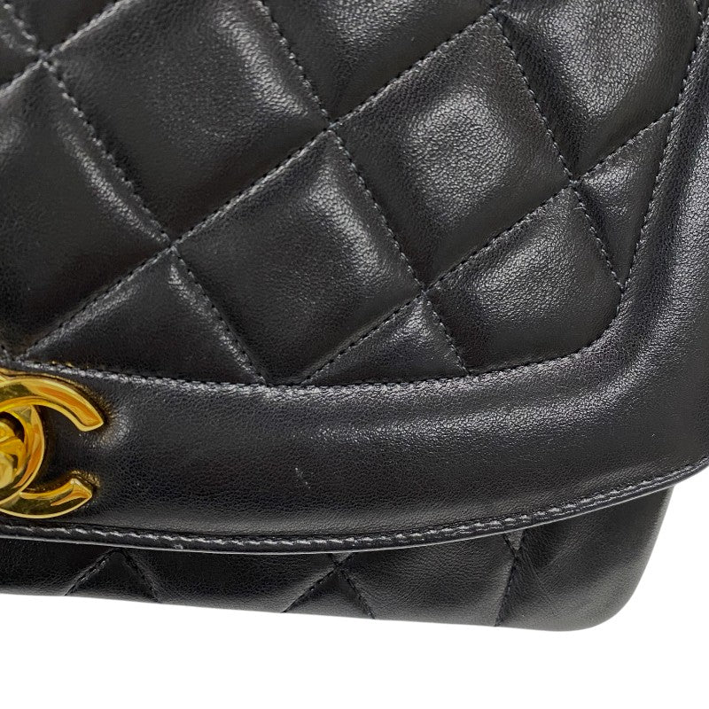 シャネル CHANEL ダイアナ25 A01165 2番台 ブラック ゴールド金具 ラムスキン レディース ショルダーバッグ