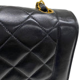 シャネル CHANEL ダイアナ25 A01165 2番台 ブラック ゴールド金具 ラムスキン レディース ショルダーバッグ