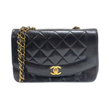 シャネル CHANEL ダイアナ22 A01164 3番台 ブラック ゴールド金具 ラムスキン レディース ショルダーバッグ