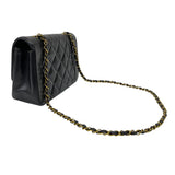 シャネル CHANEL ダイアナ22 A01164 3番台 ブラック ゴールド金具 ラムスキン レディース ショルダーバッグ