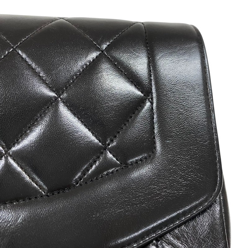 シャネル CHANEL ダイアナ22 A01164 3番台 ブラック ゴールド金具 ラムスキン レディース ショルダーバッグ