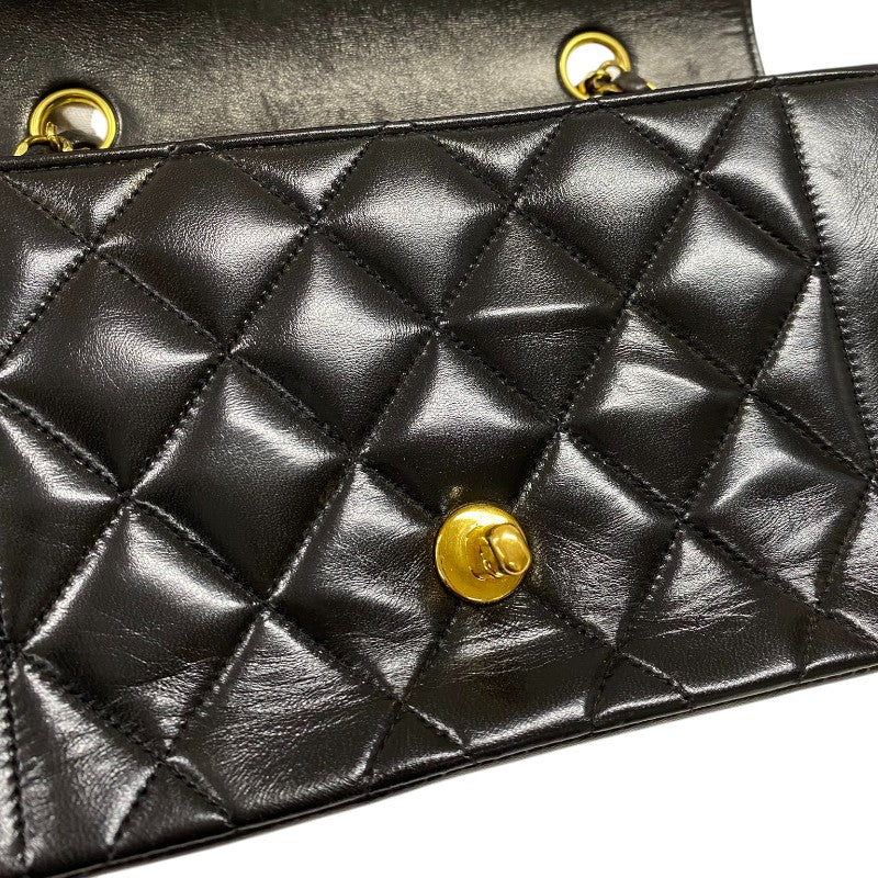 シャネル CHANEL ダイアナ22 A01164 3番台 ブラック ゴールド金具 ラムスキン レディース ショルダーバッグ