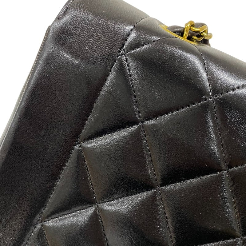 シャネル CHANEL ダイアナ22 A01164 3番台 ブラック ゴールド金具 ラムスキン レディース ショルダーバッグ