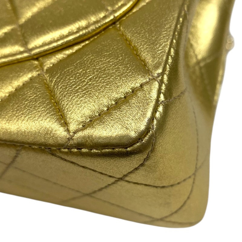 シャネル CHANEL ミニマトラッセ18 A01115 7番台 ゴールド ゴールド金具 ラムスキン レディース ショルダーバッグ