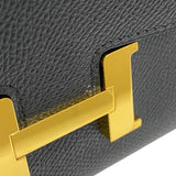 エルメス HERMES コンスタンストゥーゴー W刻 ブラック ゴールド金具 エプソン レディース ショルダーバッグ クラッチバッグ