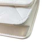 シャネル CHANEL ジュエルフック カードケース AP2397 ホワイト/BK金具 ラムスキン レディース カードケース