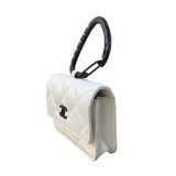 シャネル CHANEL ジュエルフック カードケース AP2397 ホワイト/BK金具 ラムスキン レディース カードケース