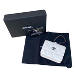 シャネル CHANEL ジュエルフック カードケース AP2397 ホワイト/BK金具 ラムスキン レディース カードケース
