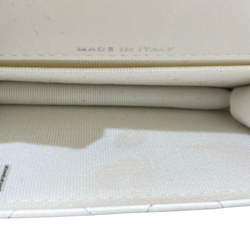 シャネル CHANEL ジュエルフック カードケース AP2397 ホワイト/BK金具 ラムスキン レディース カードケース