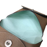 エルメス HERMES バスティアヴェルソ W刻印 ブロンズドル・ヴェールフィズ エプソン ユニセックス コインケース