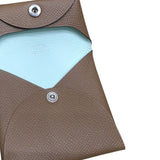 エルメス HERMES バスティアヴェルソ W刻印 ブロンズドル・ヴェールフィズ エプソン ユニセックス コインケース