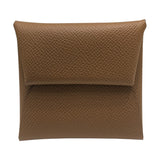 エルメス HERMES バスティアヴェルソ W刻印 ブロンズドル・ヴェールフィズ エプソン ユニセックス コインケース