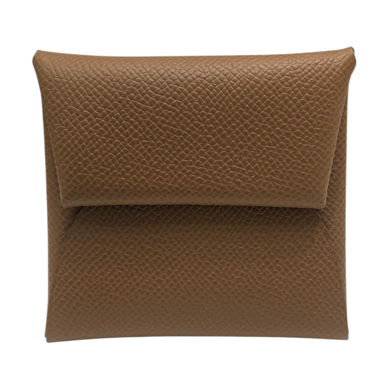 エルメス HERMES バスティアヴェルソ W刻印 ブロンズドル・ヴェールフィズ エプソン ユニセックス コインケース