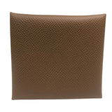 エルメス HERMES バスティアヴェルソ W刻印 ブロンズドル・ヴェールフィズ エプソン ユニセックス コインケース