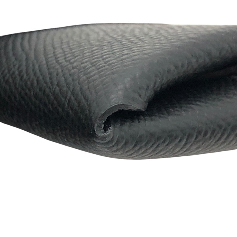 エルメス HERMES バスティア B刻 ブラック×SV金具 エプソン レディース コインケース