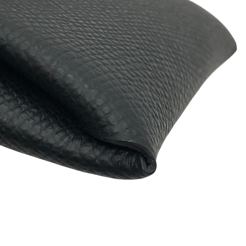 エルメス HERMES バスティア B刻 ブラック×SV金具 エプソン レディース コインケース