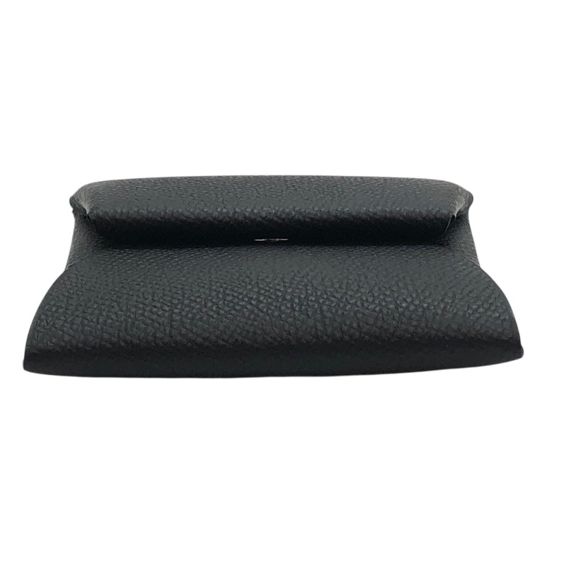 エルメス HERMES バスティア B刻 ブラック×SV金具 エプソン レディース コインケース