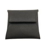 エルメス HERMES バスティア B刻 ブラック×SV金具 エプソン レディース コインケース