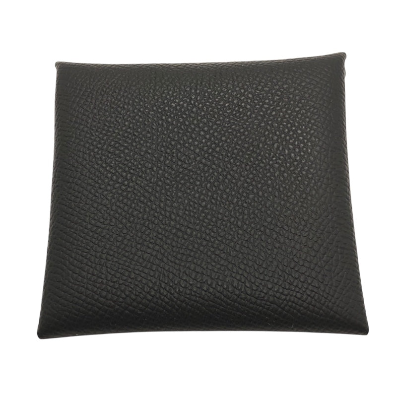 エルメス HERMES バスティア B刻 ブラック×SV金具 エプソン レディース コインケース