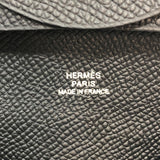 エルメス HERMES バスティア B刻 ブラック×SV金具 エプソン レディース コインケース