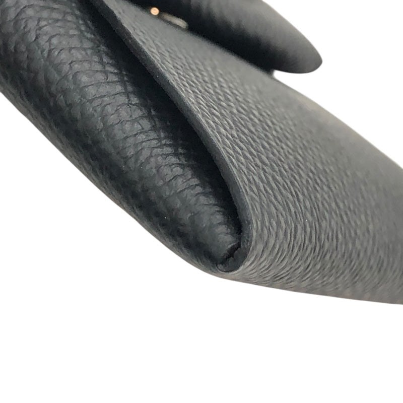 エルメス HERMES バスティア B刻 ブラック×SV金具 エプソン レディース コインケース