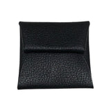 エルメス HERMES バスティア W刻 ブラック シェーブル レディース コインケース
