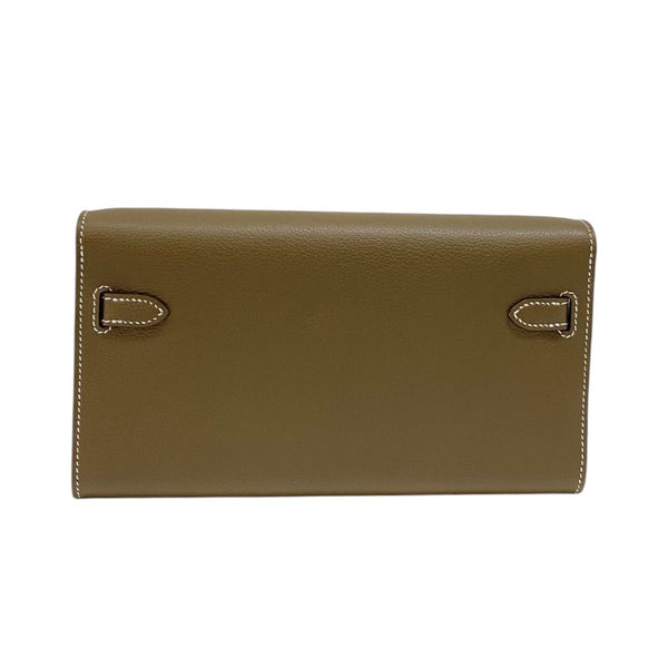 エルメス HERMES ケリートゥーゴー W刻 エトゥープ シルバー金具 エバーカラー レディース ショルダーバッグ クラッチバッグ