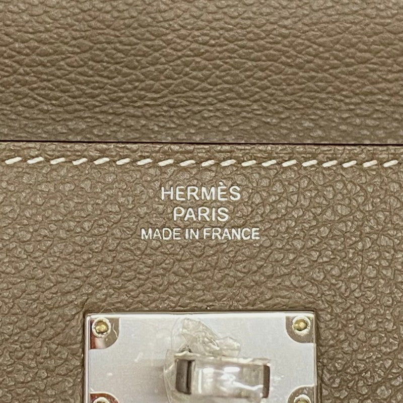 エルメス HERMES ケリートゥーゴー W刻 エトゥープ シルバー金具 エバーカラー レディース ショルダーバッグ クラッチバッグ