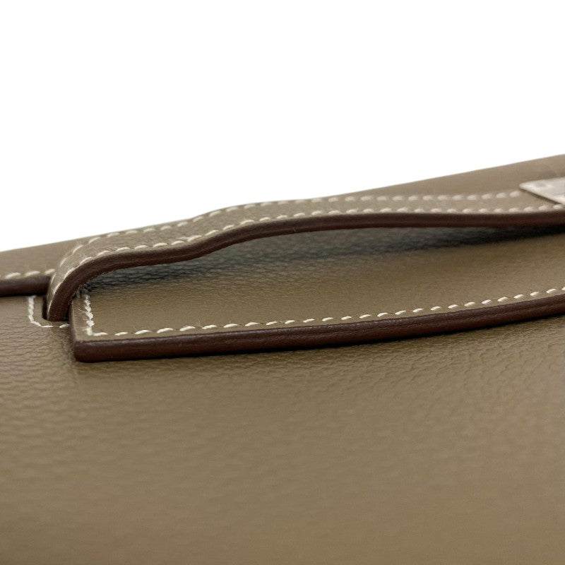 エルメス HERMES ケリートゥーゴー W刻 エトゥープ シルバー金具 エバーカラー レディース ショルダーバッグ クラッチバッグ