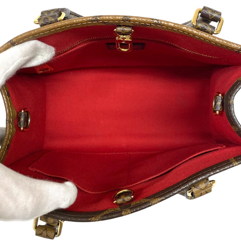 ルイ・ヴィトン LOUIS VUITTON オンザゴーPM M46373 モノグラムリバース レディース ハンドバッグ ショルダーバッグ