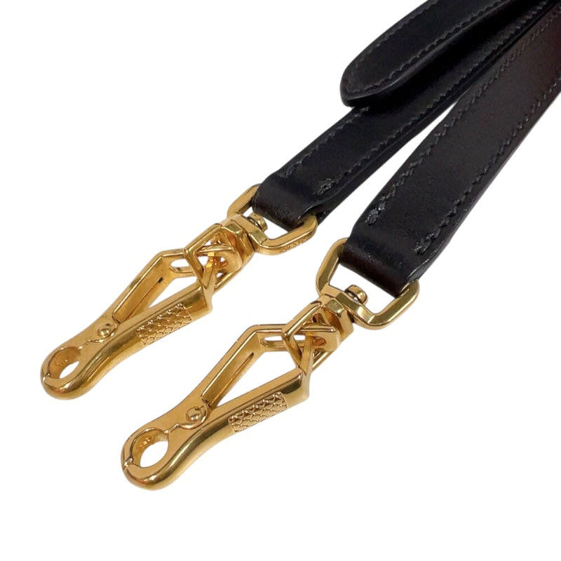 プラダ PRADA エスプラナードハンドバッグ 1BA045 ブラック　ゴールド金具 サフィアーノ・カーフ レディース ハンドバッグ