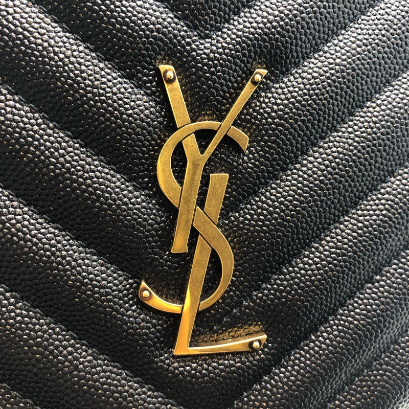サンローラン SAINT LAURENT ヴィニル ショルダーバッグ 610436 ブラック グレインレザー レディース ショルダーバッグ