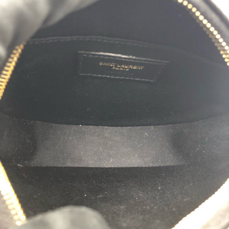 サンローラン SAINT LAURENT ヴィニル ショルダーバッグ 610436 ブラック グレインレザー レディース ショルダーバッグ
