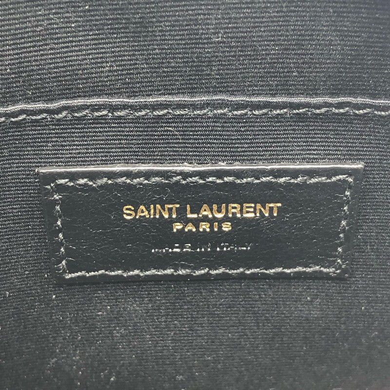 サンローラン SAINT LAURENT ヴィニル ショルダーバッグ 610436 ブラック グレインレザー レディース ショルダーバッグ