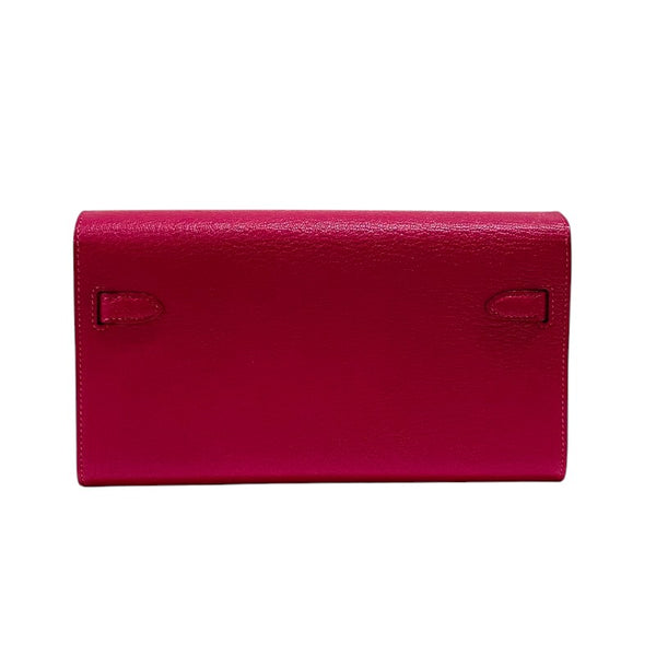 エルメス HERMES ケリートゥーゴー U刻 ローズメキシコ シルバー金具 シェーブル レディース ショルダーバッグ クラッチバッグ