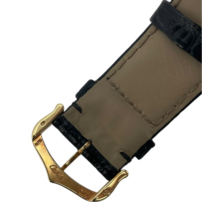 カルティエ Cartier タンクソロ LM W5200004 シルバー YG/SS クオーツ メンズ 腕時計