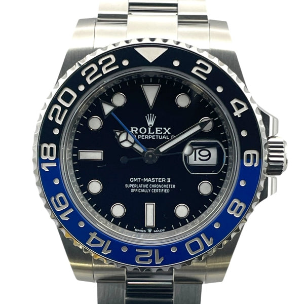 ロレックス ROLEX GMTマスター2 126710BLNR ブラック SS 自動巻き メンズ 腕時計