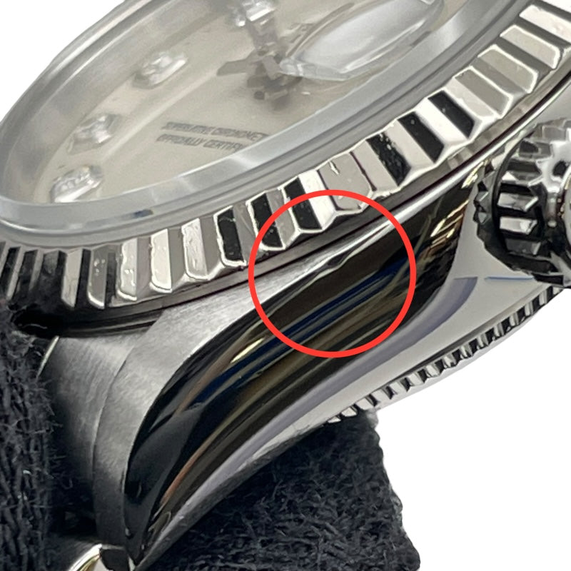 ロレックス ROLEX デイトジャスト 69174G シルバー WG/SS 自動巻き レディース 腕時計