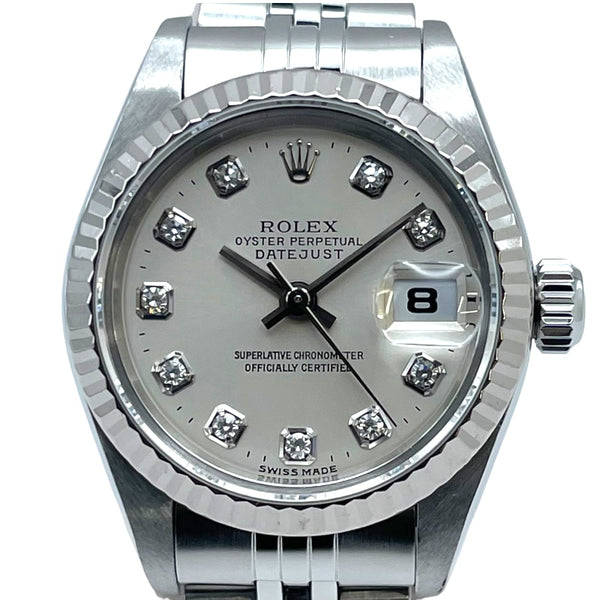 ロレックス ROLEX デイトジャスト 69174G シルバー WG/SS 自動巻き レディース 腕時計