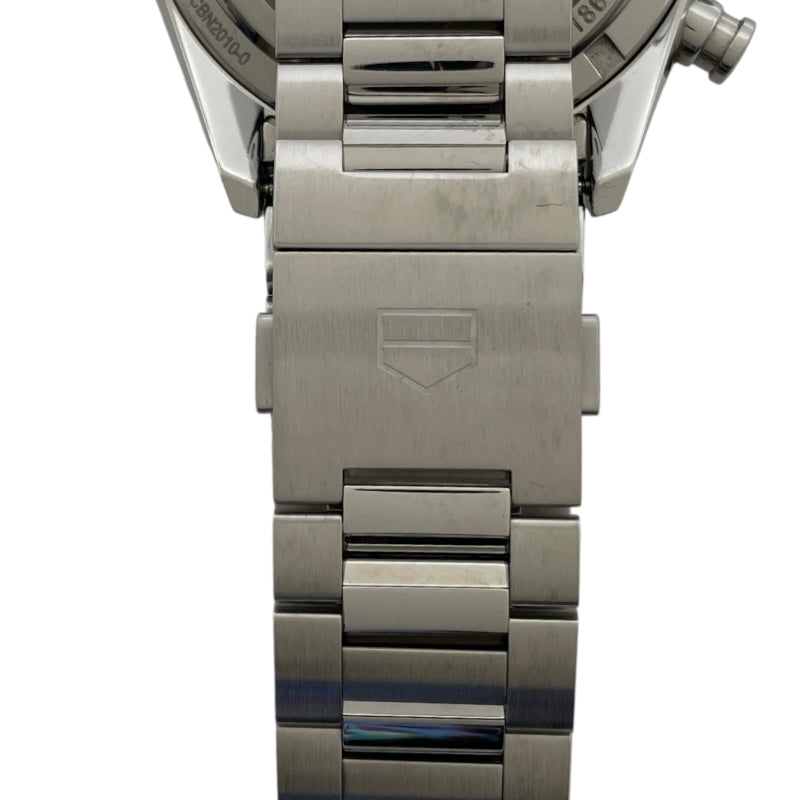 タグ・ホイヤー TAG HEUER カレラ キャリバー ホイヤー02 クロノグラフ CBN2010.BA0642 ブラック SS 自動巻き メンズ 腕時計