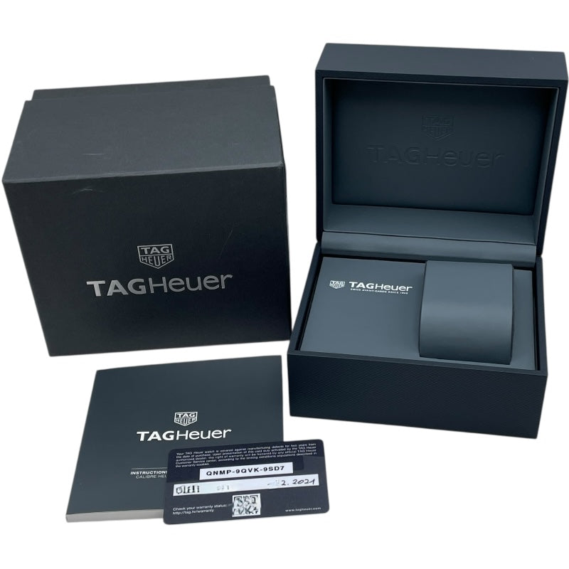 タグ・ホイヤー TAG HEUER カレラ キャリバー ホイヤー02 クロノグラフ CBN2010.BA0642 ブラック SS 自動巻き メンズ 腕時計