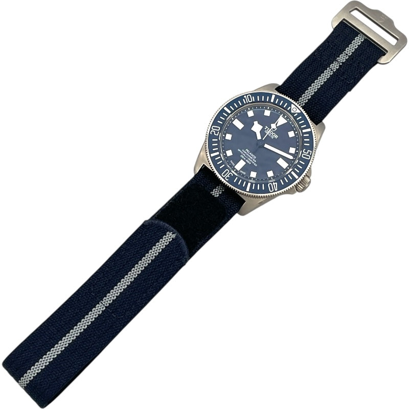 チューダー/チュードル TUDOR ペラゴス FXD 25707B ネイビー チタン メンズ 腕時計