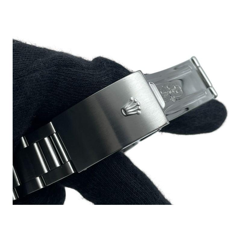 ロレックス ROLEX デイトジャスト A番 16200 ブラック SS 自動巻き メンズ 腕時計