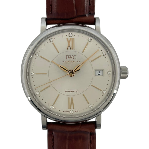 インターナショナルウォッチカンパニー IWC ポートフィノミッドサイズオートマティック IW458101 シルバー SS メンズ 腕時計