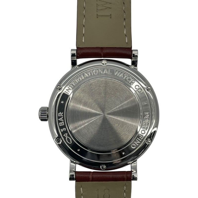 インターナショナルウォッチカンパニー IWC ポートフィノミッドサイズオートマティック IW458101 シルバー SS メンズ 腕時計